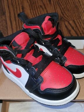 Nike Kids' Red/Black High-Top Sneakers